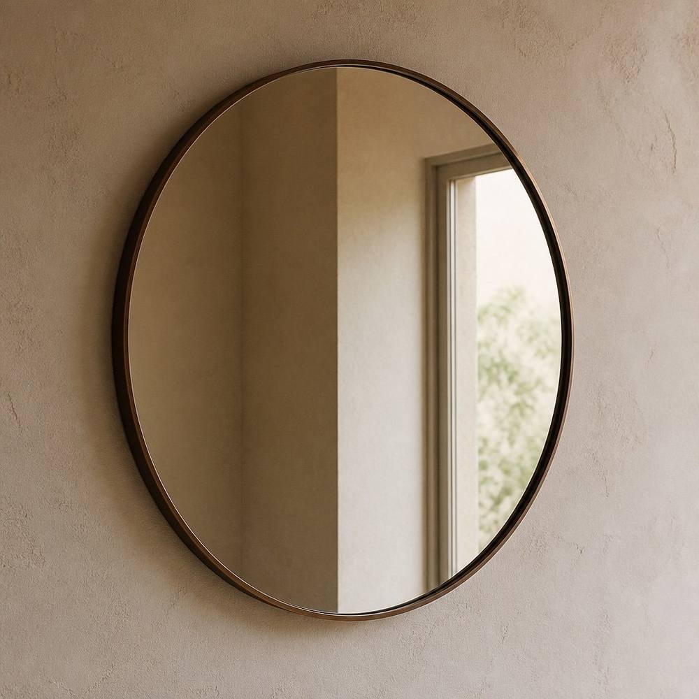 Miroir mural rond — vue secondaire