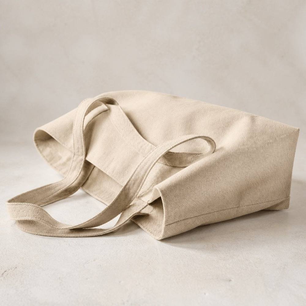 Sac cabas en toile — vue secondaire