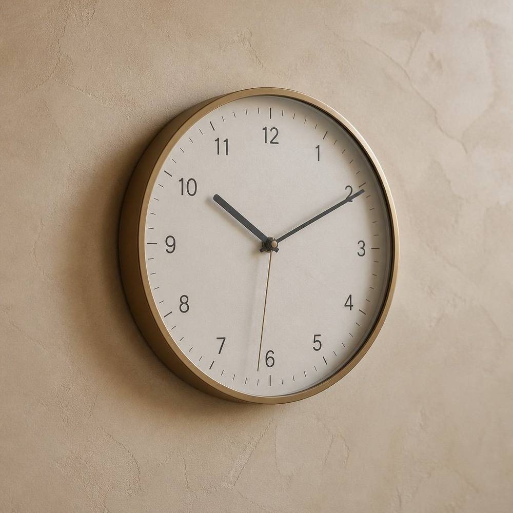 Horloge murale silencieuse — vue secondaire
